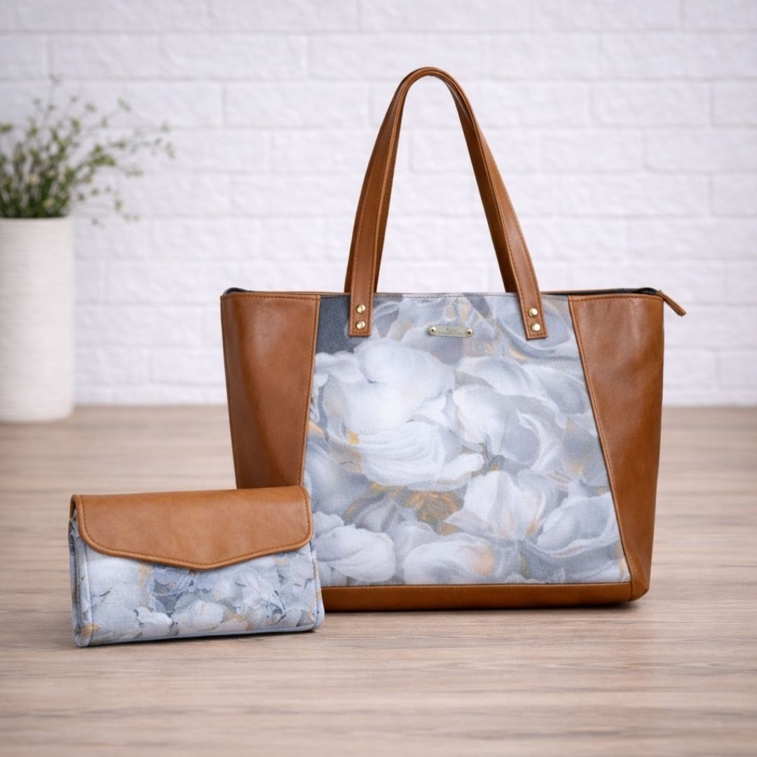 Blomme Sak & Beursie Tan Combo
