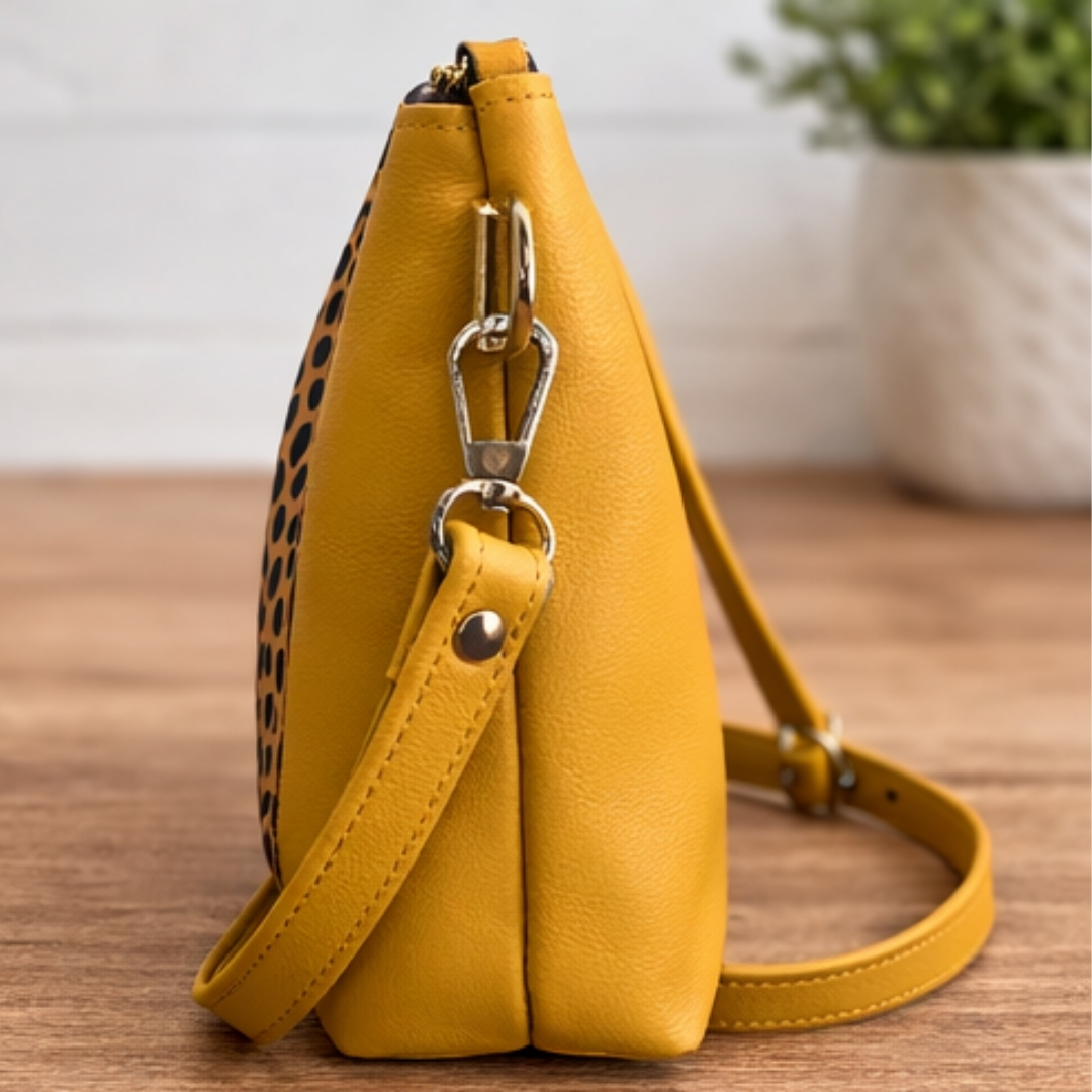 Die Savanna Cheetah Sling Bag - Geel | Yellow - Image 2