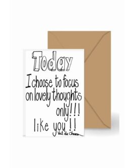 Mini Card ~ Lovely Thoughts