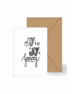 Mini Card ~ Genoeg