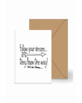 Mini Card ~ Follow Your Dreams
