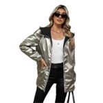 Double-Sided Reversible Windproof Hooded Jacket