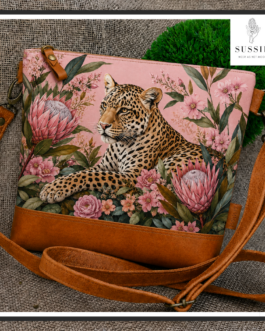 Sussie Signature Collection: Grab & Go Bag PINK LEOPARD