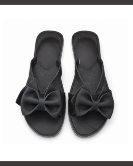 Bow Detail Sandal ~ Black