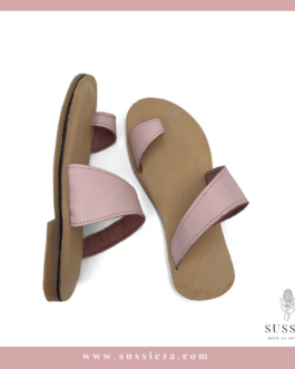 Leather Slip On Sandals