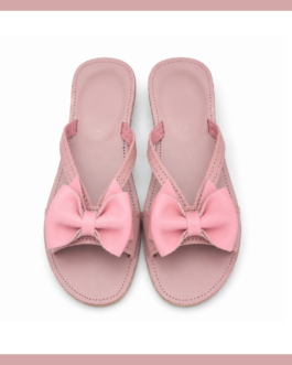 Bow Detail Sandal ~ Dusty Pink