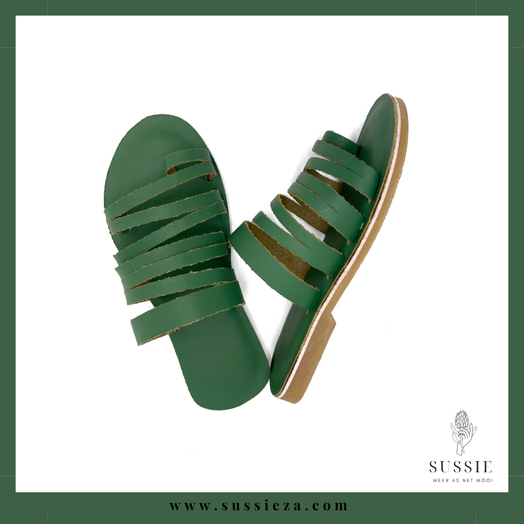 Leather Strappy Sandals