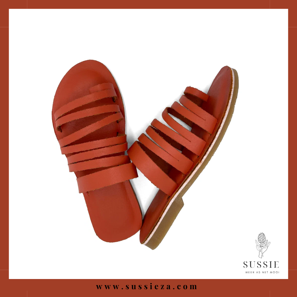 Leather Strappy Sandals