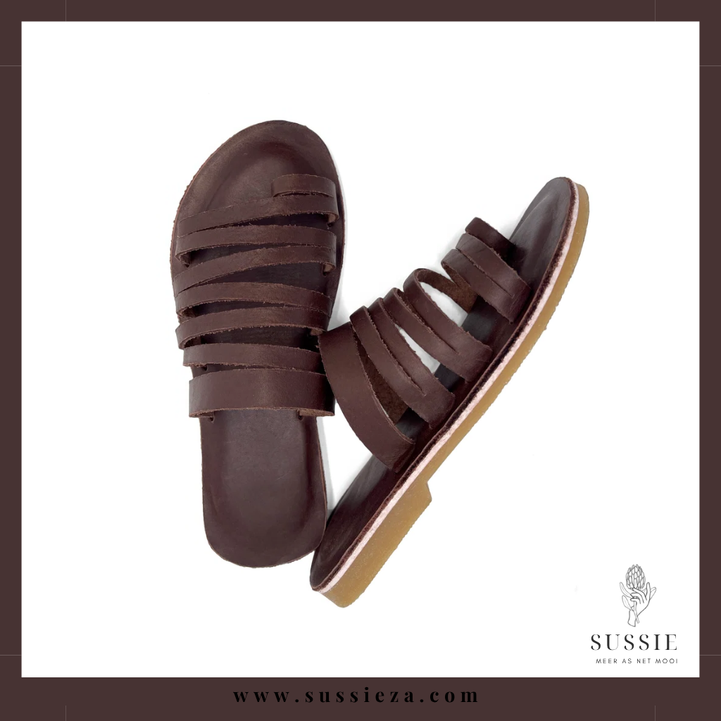 Leather Strappy Sandals
