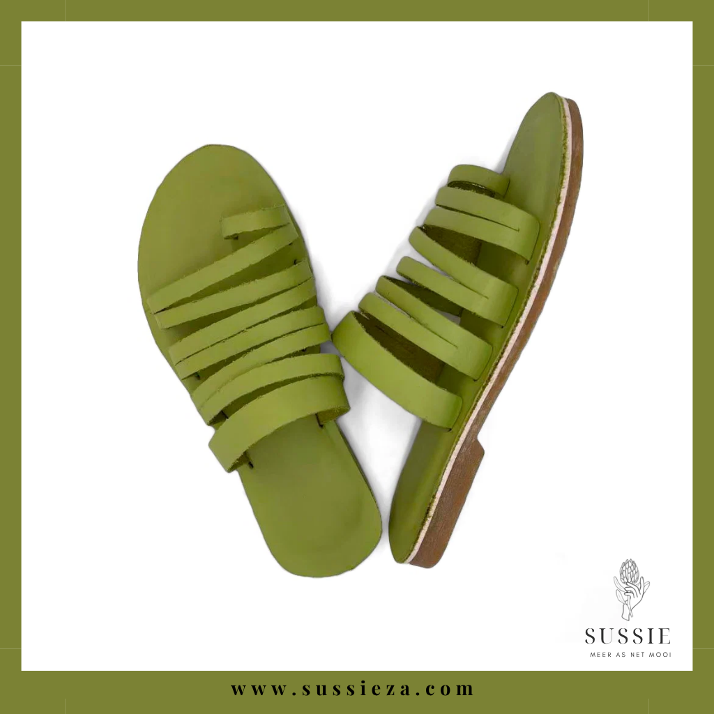 Leather Strappy Sandals