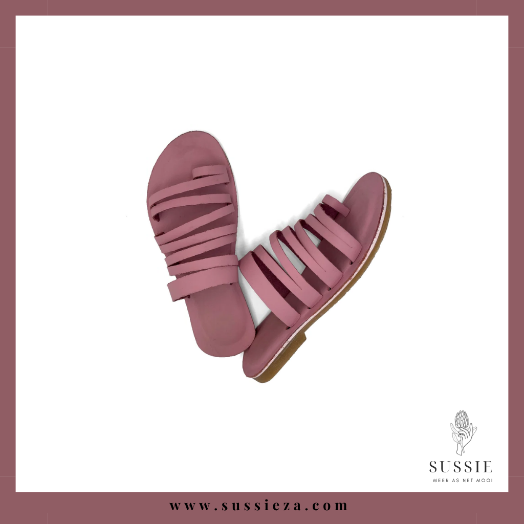Leather Strappy Sandals