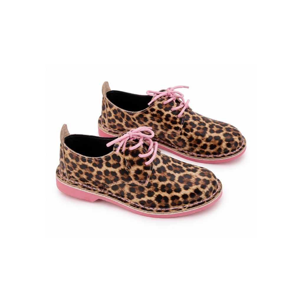 Leopard Print Vellies ~ Pink